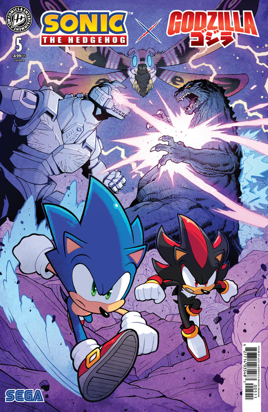 Sonic the Hedgehog x Godzilla #5 Cover A (Lawrence) (Pre-Order by 11/02/26 | Est. In-Store: 12/16/26 | Ships after release)
