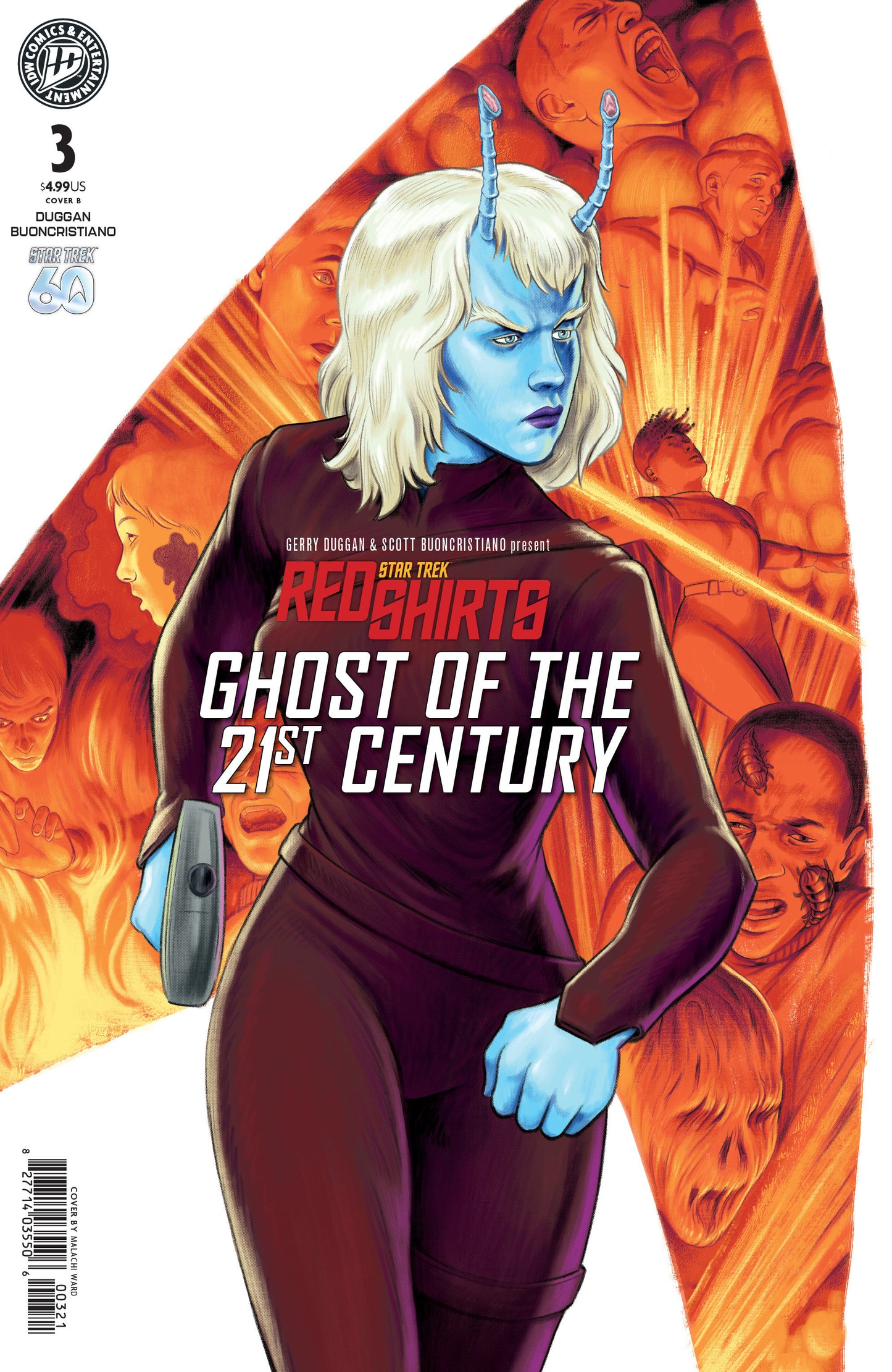 Star Trek: Red Shirts--Ghost of the 21st Century #3 Variant B (Ward) (Pre-Order by 09/07/26 | Est. In-Store: 10/14/26 | Ships after release)