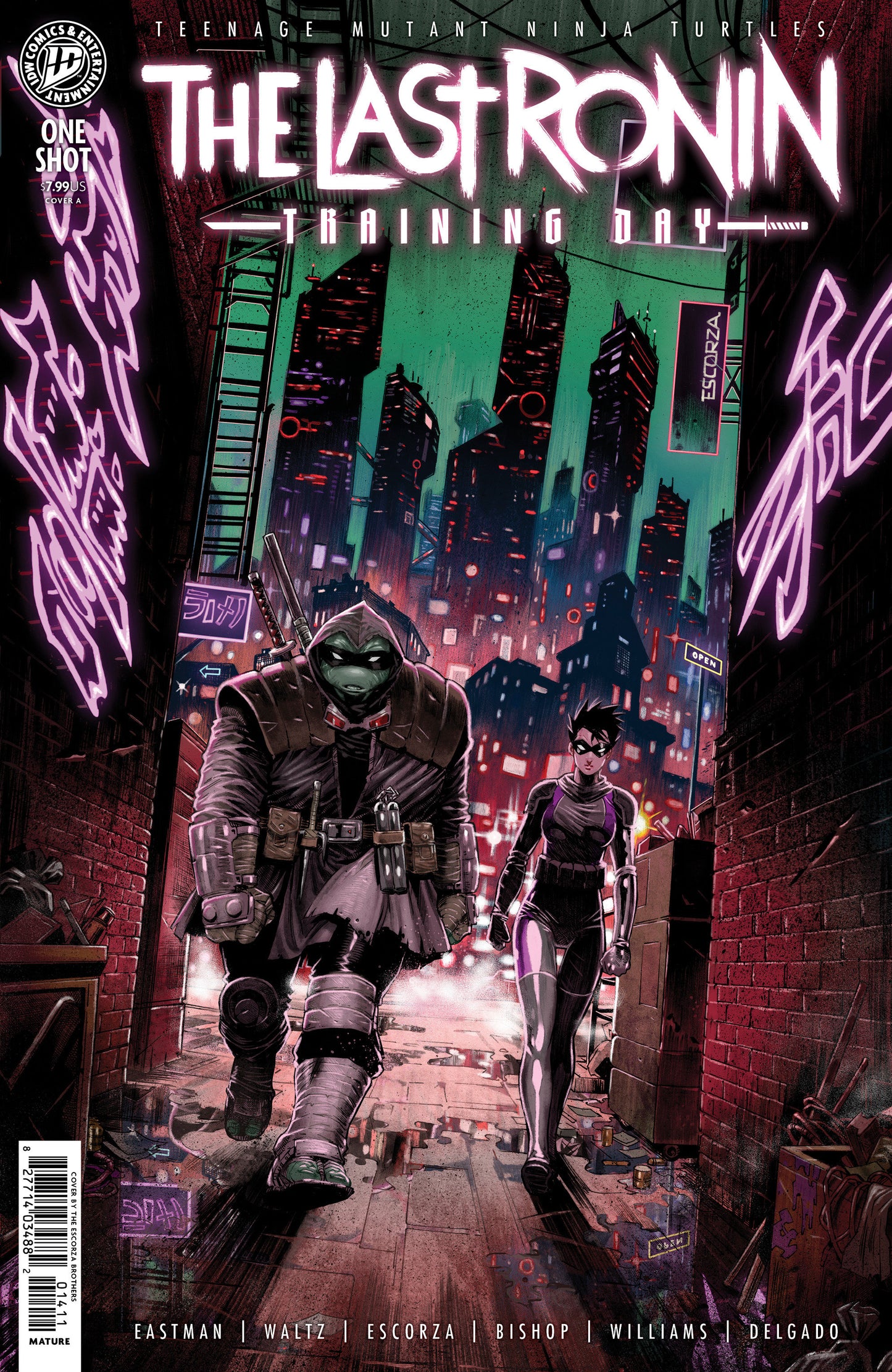 Teenage Mutant Ninja Turtles: The Last Ronin--Training Day Cover A (Escorza Brothers) (Order By 06/08/26) (Estimated In Store By 07/15/26) (THIS ITEM IS A PRE-ORDER AND YOU WILL NOT RECEIVE IT UNTIL AFTER THE IN STORE DATE)