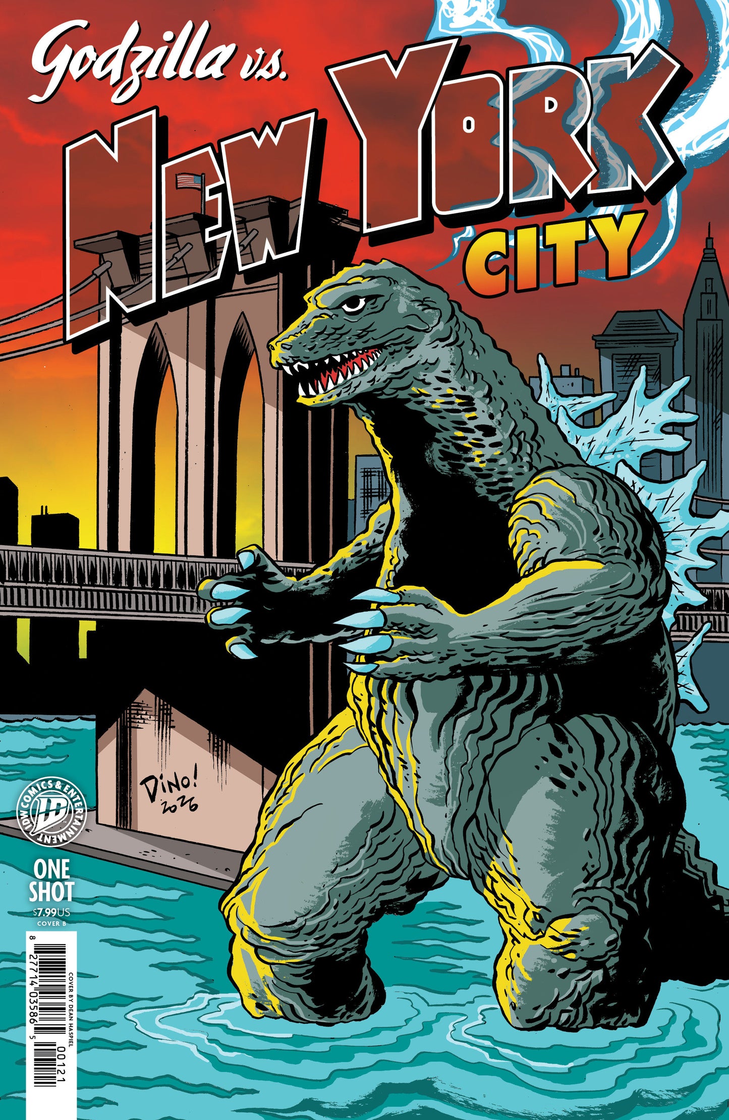 Godzilla Vs. America: New York City Variant B (Haspeil) (Pre-Order by 08/17/26 | Est. In-Store: 09/23/26 | Ships after release)
