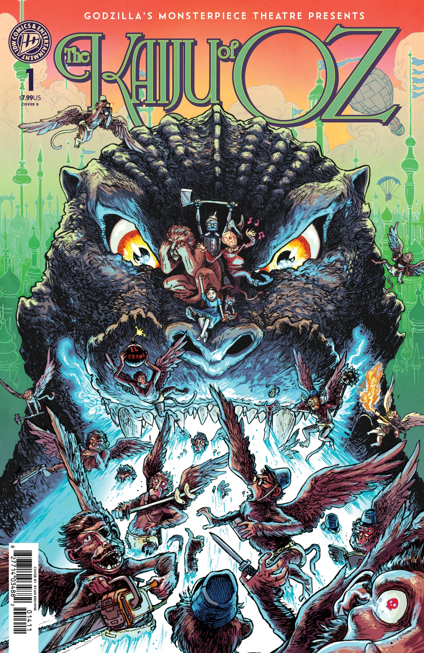 Godzilla’s Monsterpiece Theatre Presents: The Kaiju of Oz Variant B (Browne) (Pre-Order by 08/31/26 | Est. In-Store: 10/07/26 | Ships after release)