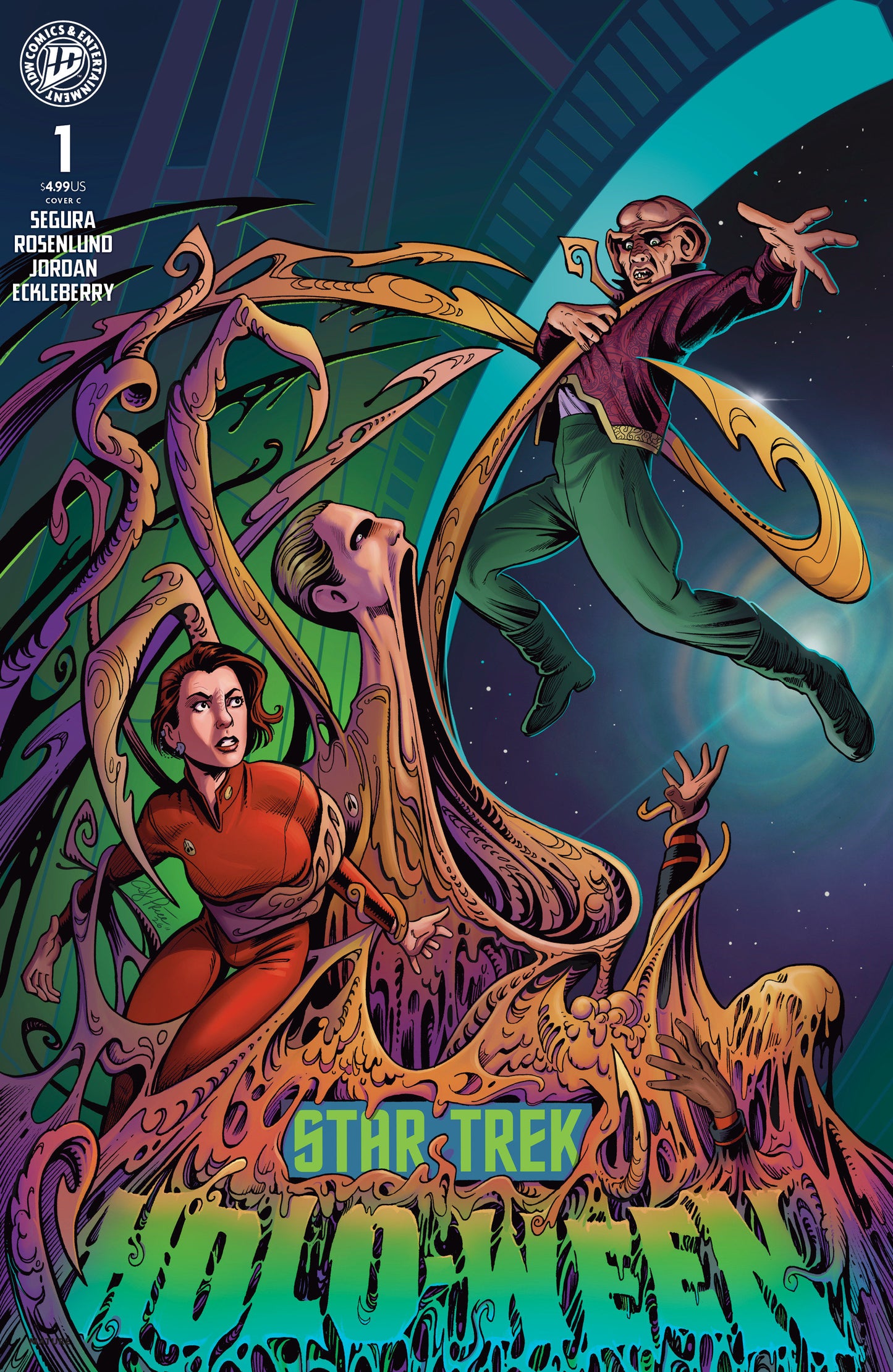 Star Trek: Holo-ween II #1 Variant C (Price IDW Goes Dark Variant) (Pre-Order by 08/31/26 | Est. In-Store: 10/07/26 | Ships after release)