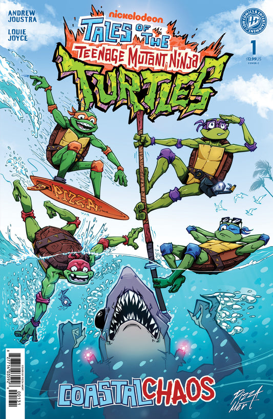 Tales of the Teenage Mutant Ninja Turtles: Coastal Chaos #1 Variant C Foil (Pizza Mert) (Pre-Order by 08/03/26 | Est. In-Store: 09/09/26 | Ships after release)