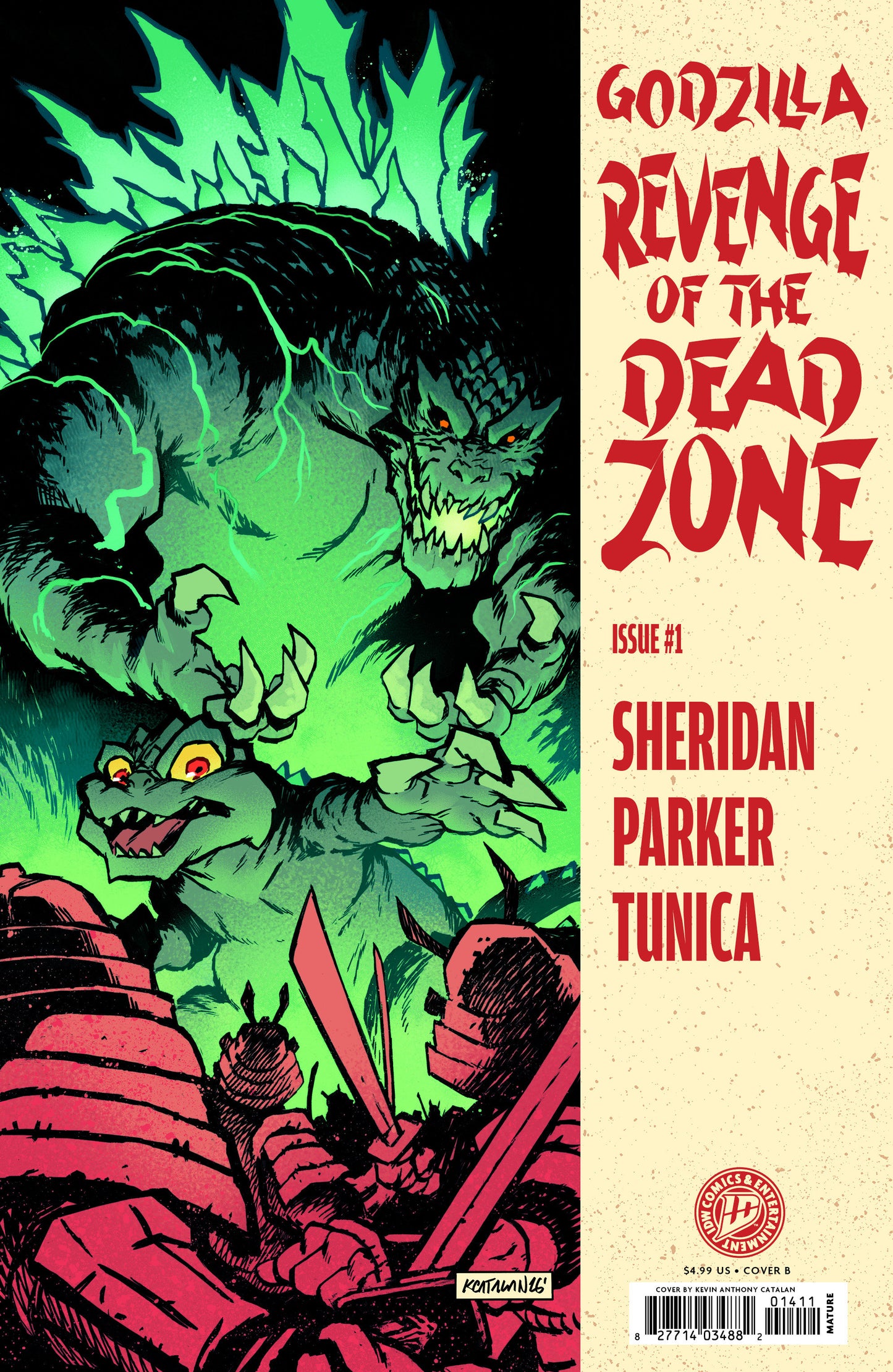 Godzilla: Revenge of the Deadzone [Kai-Sei Era] #1 Variant B (Catalan Homage Cover) (Pre-Order by 09/21/26 | Est. In-Store: 10/28/26 | Ships after release)