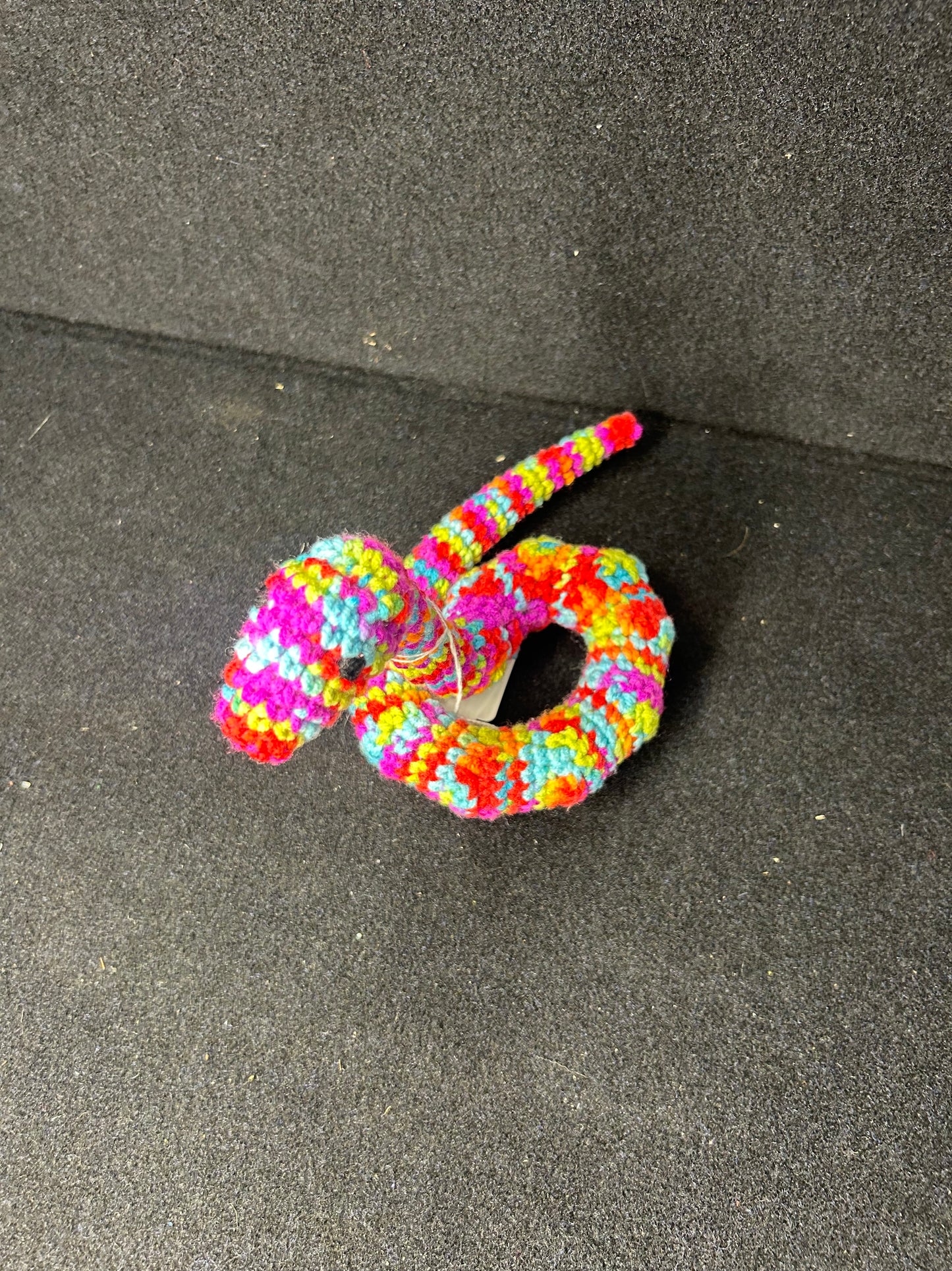 Multicolor Crochet Snake