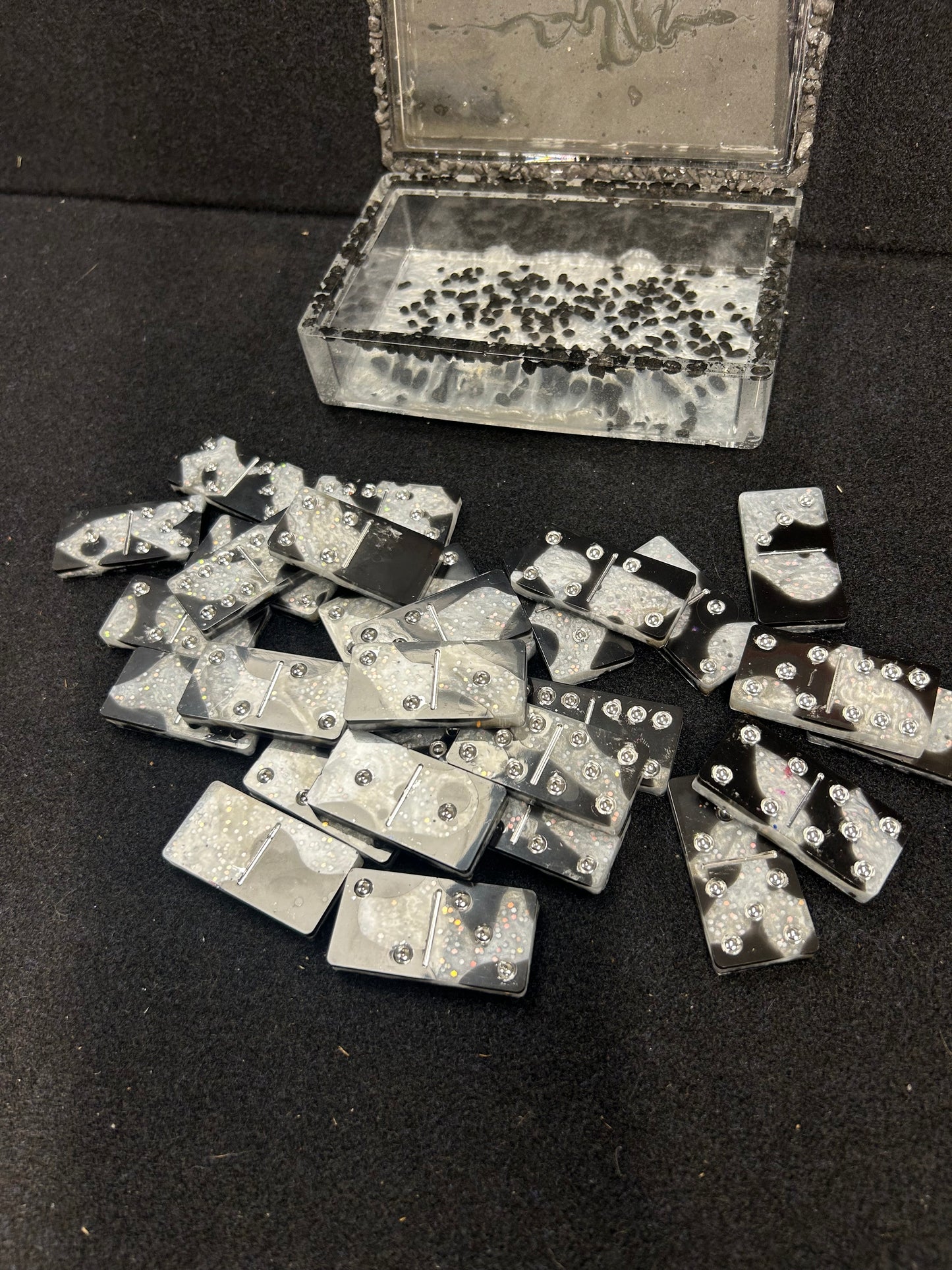 Black White Snake Jewelry Box