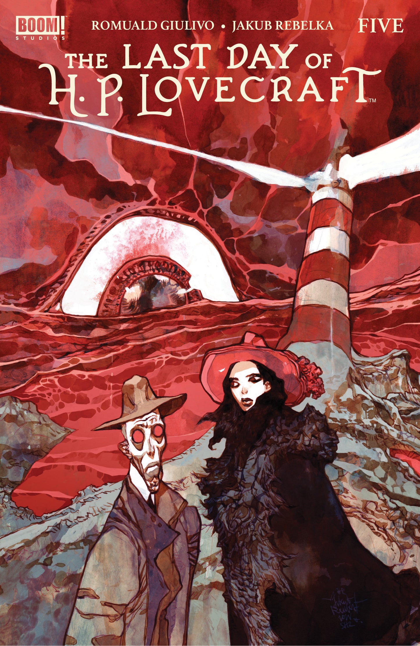 The Last Day of H.P. Lovecraft #5 A Main (Dressed, Rebelka) (Order By 02/09/26) (Estimated In Store By 03/18/26)