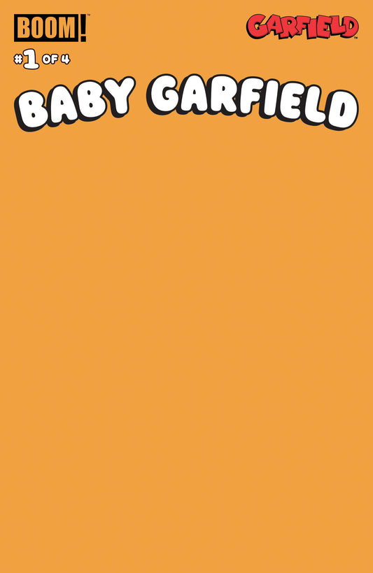 Baby Garfield #1 D Blank Sketch Orange Variant (Dressed, Sketch) (Order By 02/09/26) (Estimated In Store By 03/18/26)