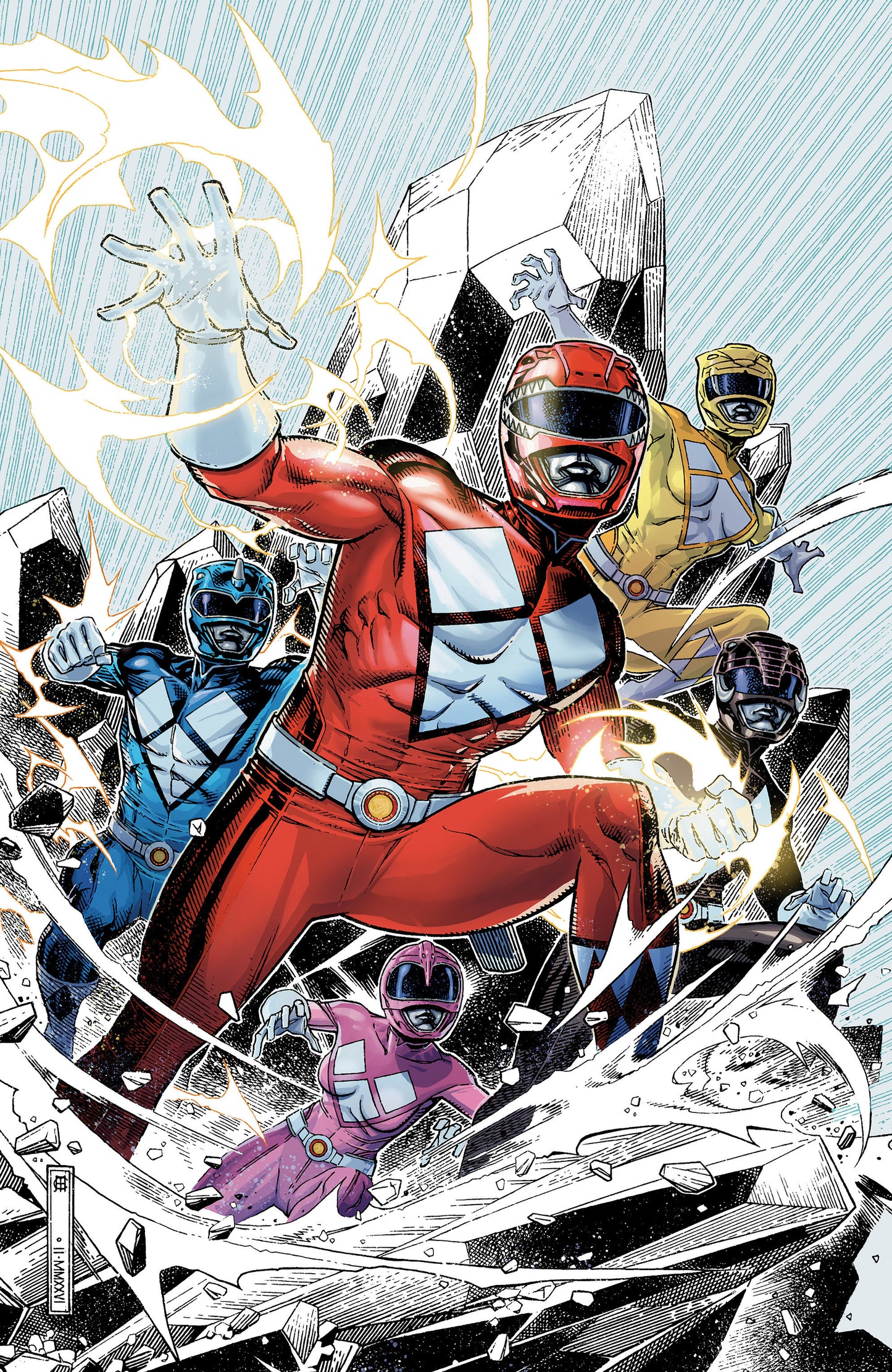 Mighty Morphin Power Rangers (2026) #1 E Foil Variant (Full Art, Foil, Cheung) (Order By 04/20/26) (Estimated In Store By 06/03/26)
