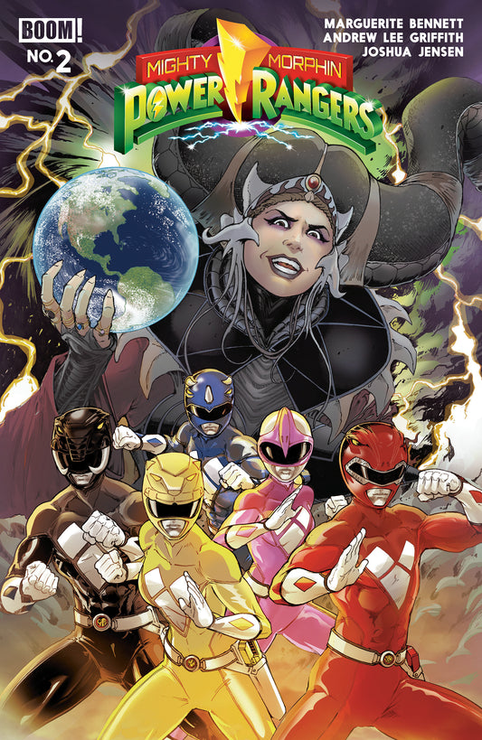 Mighty Morphin Power Rangers (2026) #2 B Variant (Dressed, Griffith) (Order By 06/08/26) (Estimated In Store By 07/15/26) (THIS ITEM IS A PRE-ORDER AND YOU WILL NOT RECEIVE IT UNTIL AFTER THE IN STORE DATE)