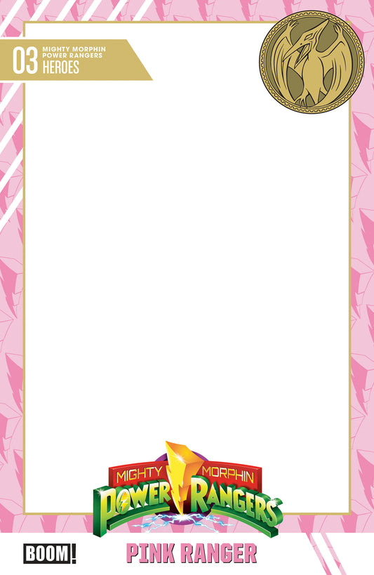 Mighty Morphin Power Rangers (2026) #3 D Trading Card Blank Sketch Variant (Pre-Order by 07/20/26 | Est. In-Store: 08/26/26 | Ships after release)