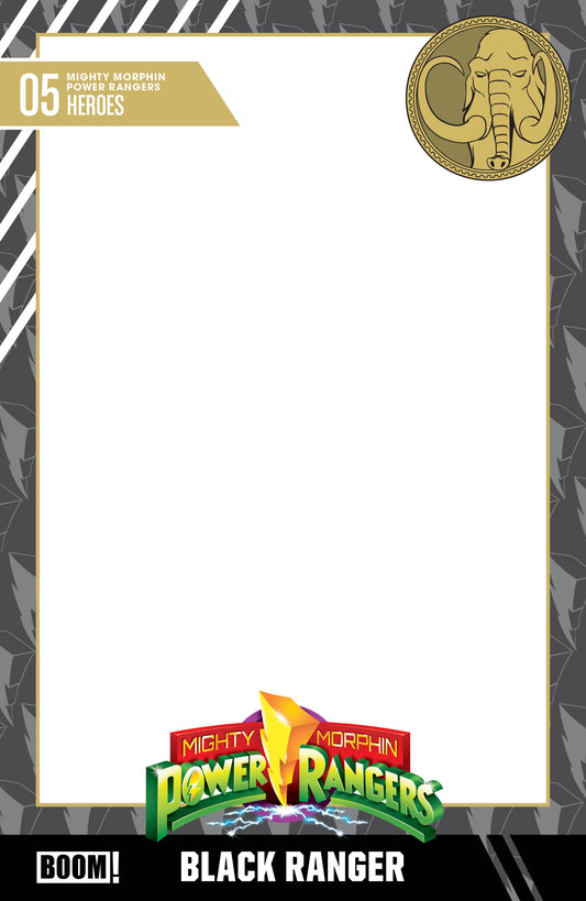 Mighty Morphin Power Rangers (2026) #5 D Trading Card Blank Sketch Variant (Pre-Order by 09/21/26 | Est. In-Store: 10/28/26 | Ships after release)