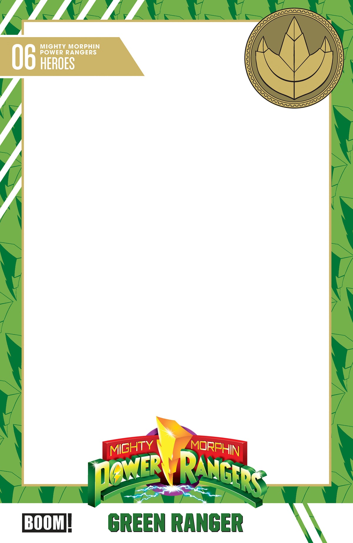 Mighty Morphin Power Rangers (2026) #6 D Trading Card Blank Sketch Variant (Pre-Order by 10/19/26 | Est. In-Store: 11/25/26 | Ships after release)