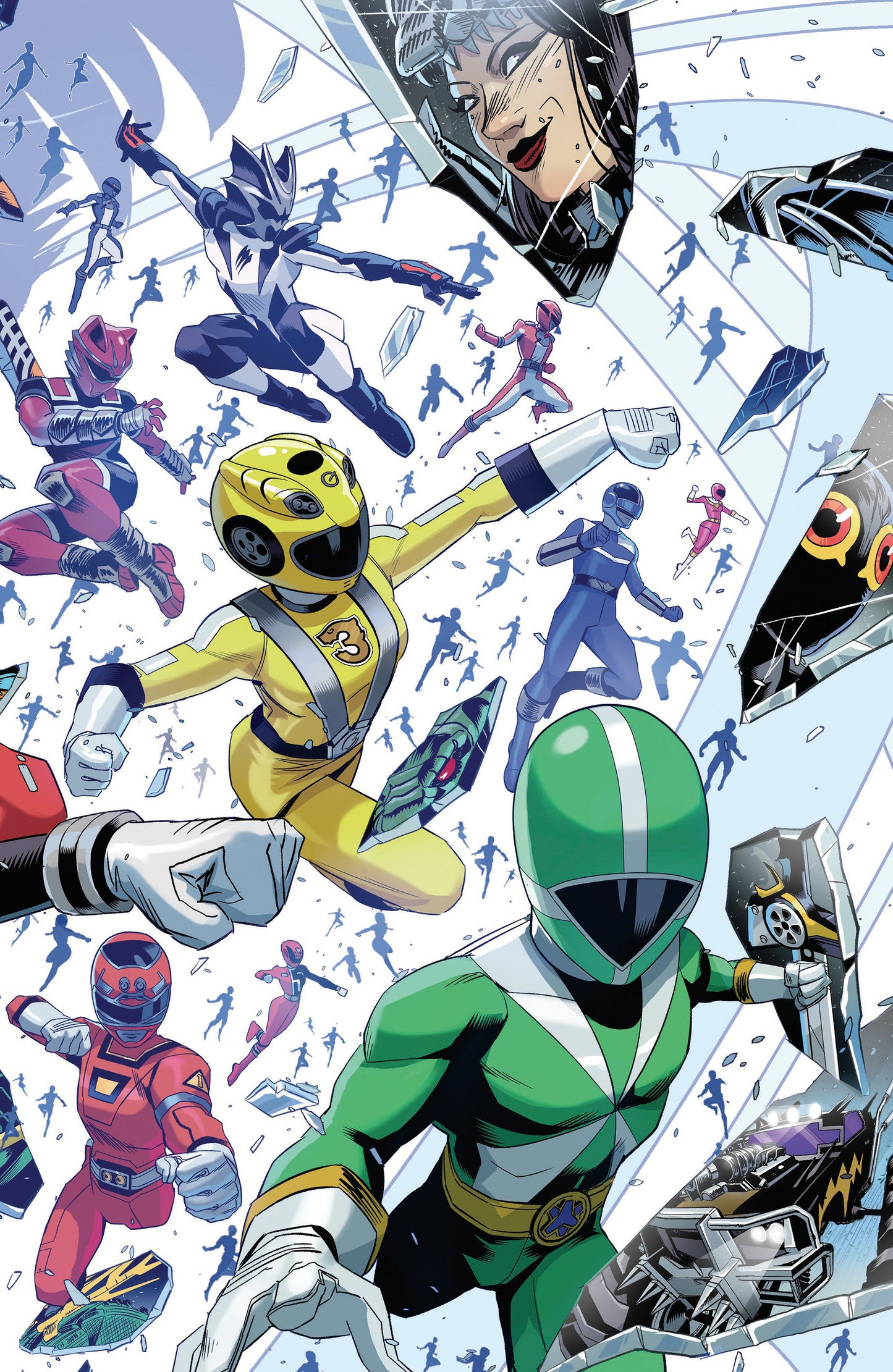 Power Rangers Unlimited #4 C Every Ranger Ever Card Stock Connecting Variant (Full Art, Zonno) (Pre-Order by 09/07/26 | Est. In-Store: 10/14/26 | Ships after release)