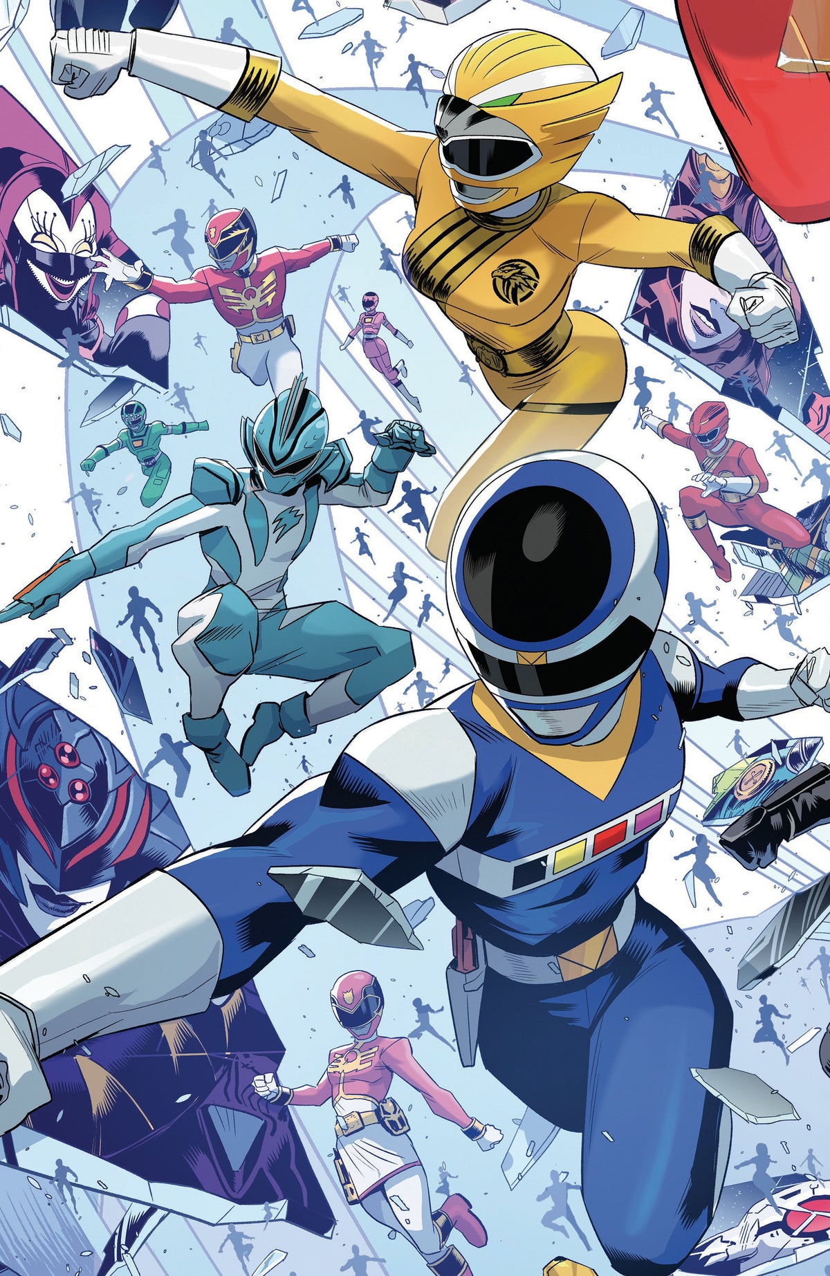 Power Rangers Unlimited #5 C Every Ranger Ever Card Stock Connecting Variant (Full Art, Zonno) (Pre-Order by 10/05/26 | Est. In-Store: 11/11/26 | Ships after release)