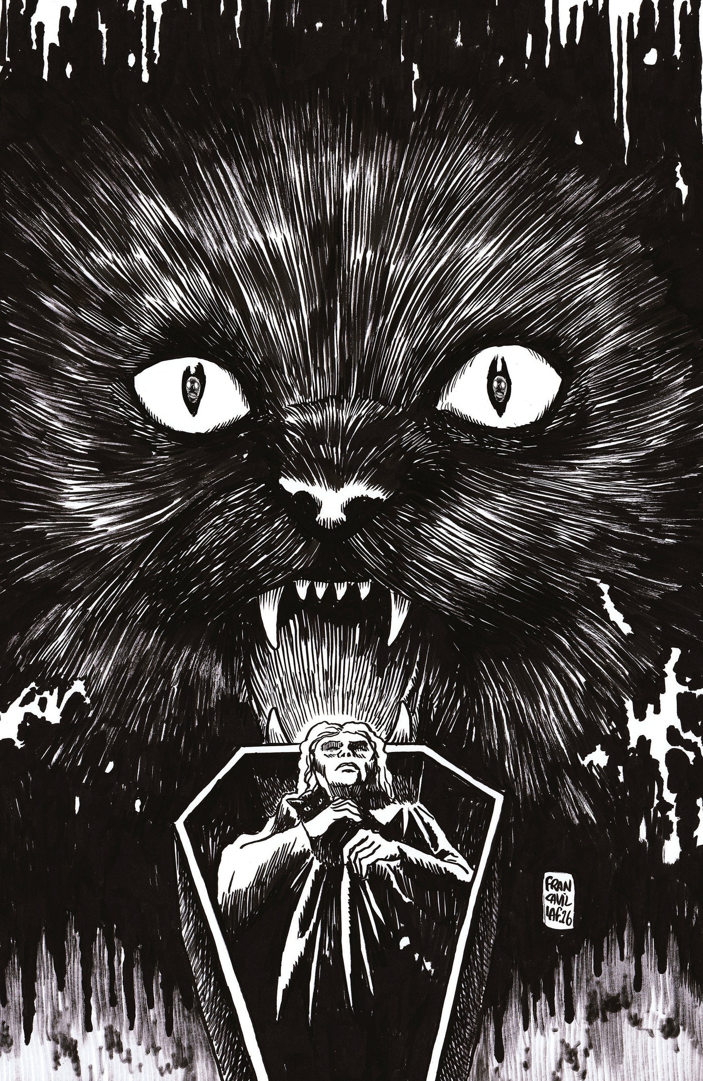 Stuff of Nightmares: The Cat in the Coffin #1 I Unlimited Variant (Full Art, Francavilla) (Pre-Order by 07/13/26 | Est. In-Store: 08/26/26 | Ships after release)