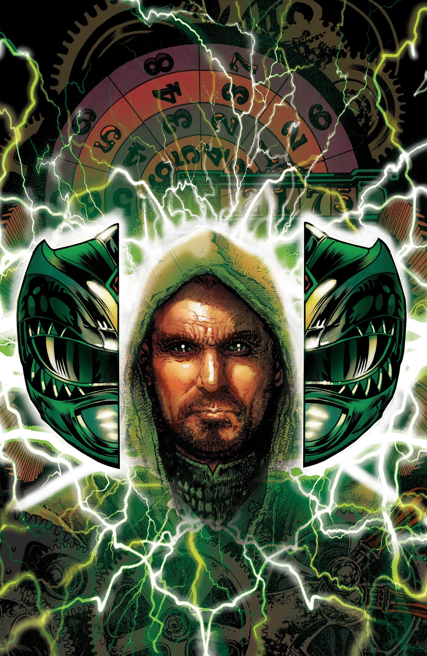 Power Rangers Green #1 F Foil Variant (Full Art, Foil, Harris) (Pre-Order by 06/22/26 | Est. In-Store: 08/05/26 | Ships after release)