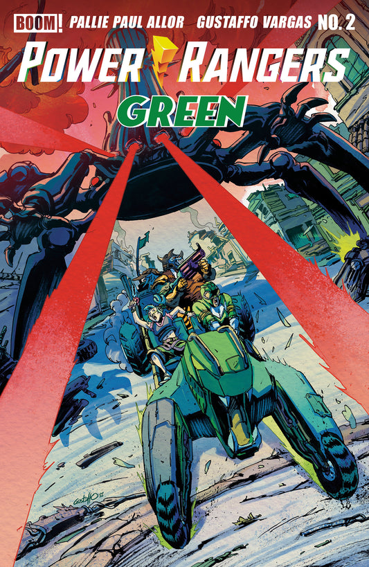 Power Rangers Green #2 B Variant (Dressed, Vargas) (Pre-Order by 08/17/26 | Est. In-Store: 09/23/26 | Ships after release)