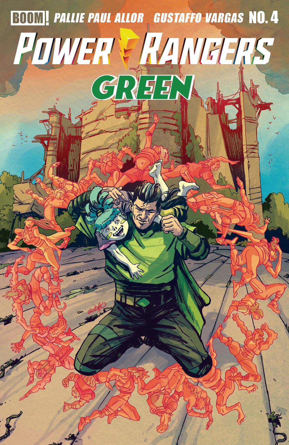 Power Rangers Green #4 B Variant (Dressed, Vargas) (Pre-Order by 10/12/26 | Est. In-Store: 11/18/26 | Ships after release)