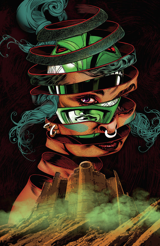 Power Rangers Green #4 D Foil Variant (Full Art, Foil, Harris) (Pre-Order by 10/12/26 | Est. In-Store: 11/18/26 | Ships after release)