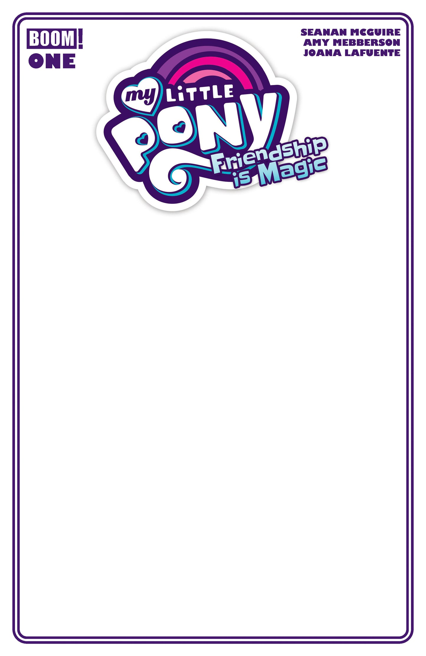My Little Pony: Friendship is Magic (2026) #1 D Blank Sketch Variant (Pre-Order by 09/28/26 | Est. In-Store: 11/11/26 | Ships after release)