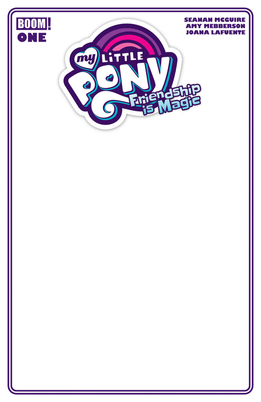 My Little Pony: Friendship is Magic (2026) #1 D Blank Sketch Variant (Pre-Order by 09/28/26 | Est. In-Store: 11/11/26 | Ships after release)