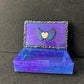 Purple Blue Heart Jewelry Box