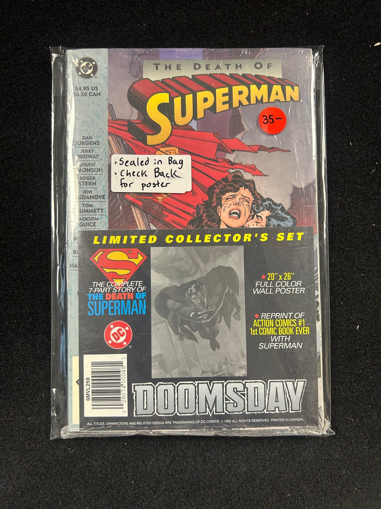 The Death of Superman (Sealed Limited Collector's Set with Poster) – Graphic Novel