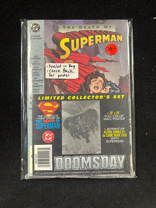 The Death of Superman (Sealed Limited Collector's Set with Poster) – Graphic Novel
