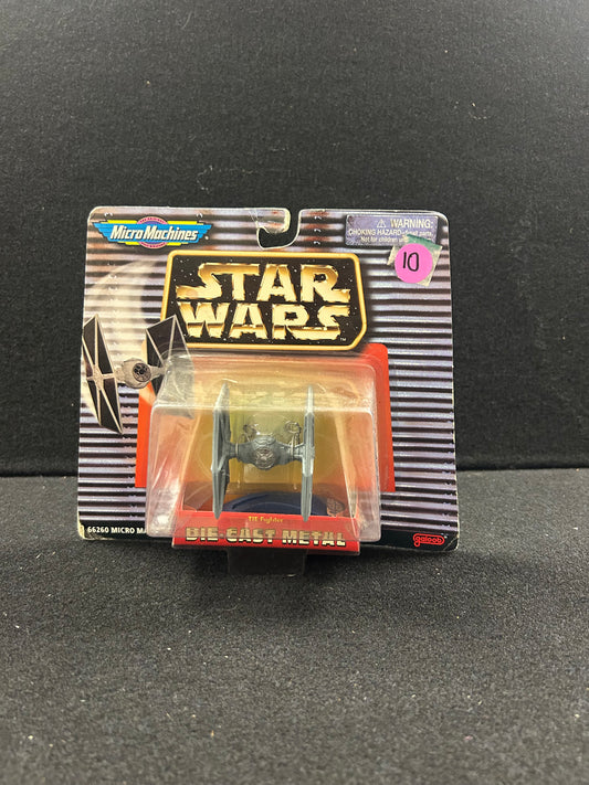 Star wars TIE fighter die-cast metal micro machines galoob