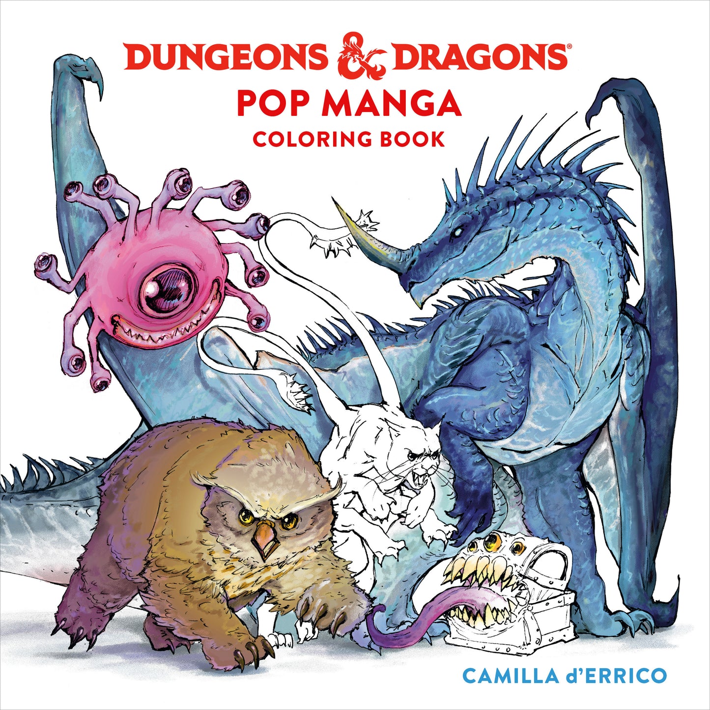 Dungeons & Dragons Pop Manga Coloring Book (Pre-Order by 09/28/26 | Est. In-Store: 10/27/26 | Ships after release)