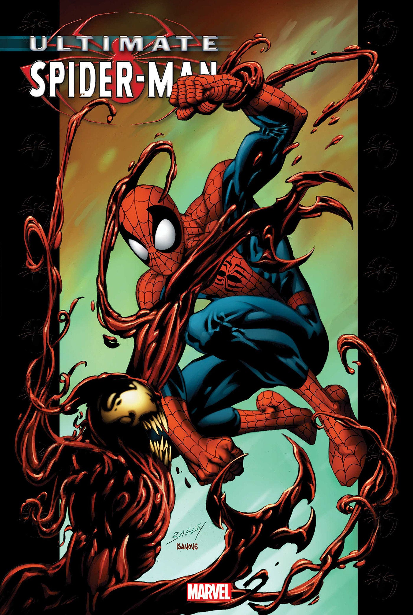 Ultimate Spider-Man Omnibus Vol. 2 Mark Bagley Carnage Cover [New Printing, DM Only] (Pre-Order by 06/22/26 | Est. In-Store: 08/04/26 | Ships after release)