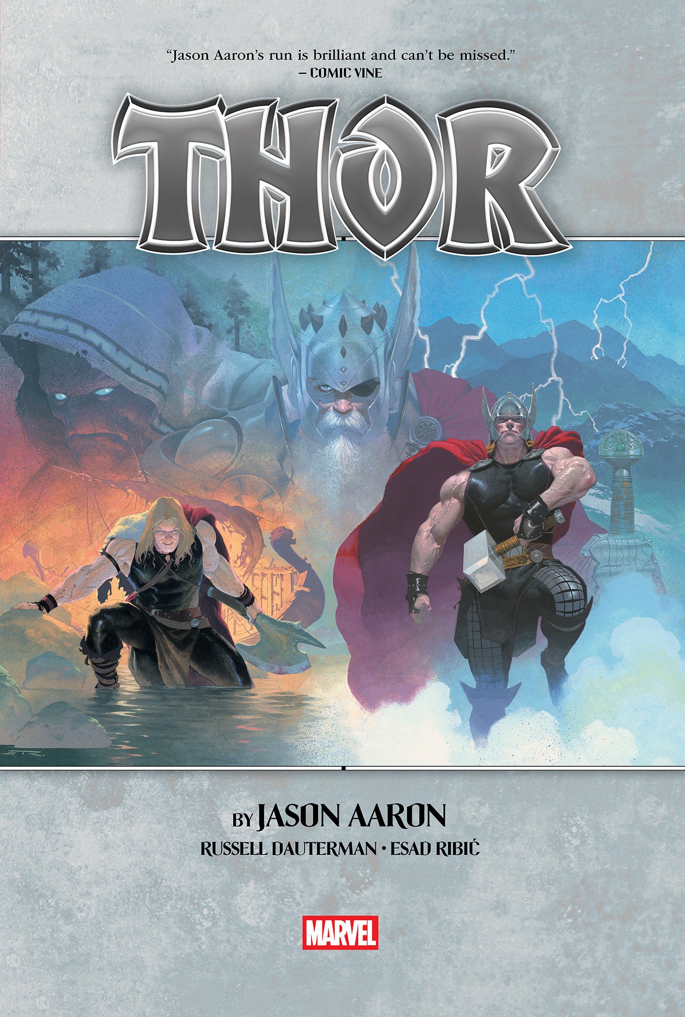 Thor By Jason Aaron Omnibus Vol. 1 Esad Ribic Cover [New Printing] (Pre-Order by 06/29/26 | Est. In-Store: 08/11/26 | Ships after release)