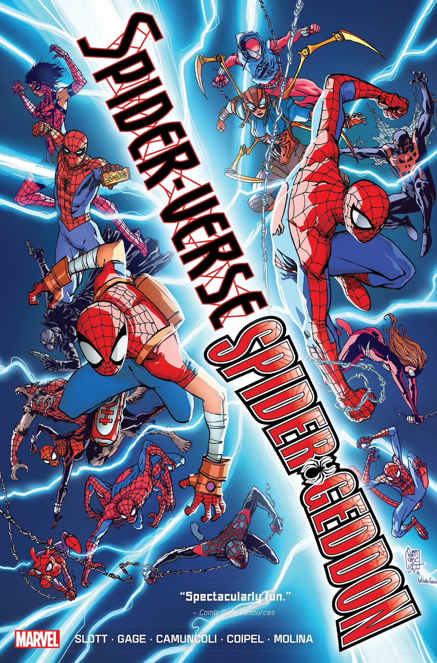 Spider-Verse/Spider-Geddon Omnibus Giuseppe Camuncoli Cover [New Printing, DM Only] (Pre-Order by 07/13/26 | Est. In-Store: 08/25/26 | Ships after release)