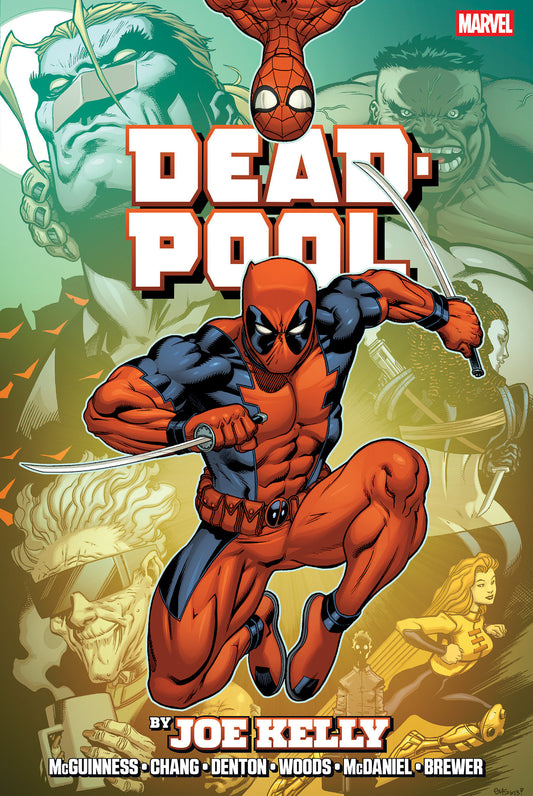 Deadpool By Joe Kelly Omnibus Ed Mcguinness Montage Cover [New Printing] (Pre-Order by 10/19/26 | Est. In-Store: 03/30/27 | Ships after release)