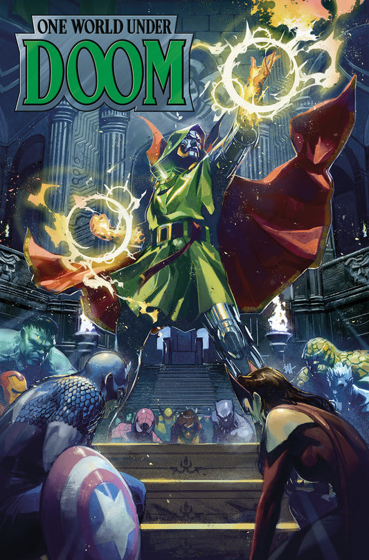 One World Under Doom Omnibus Ben Harvey Cover (Pre-Order by 09/28/26 | Est. In-Store: 03/09/27 | Ships after release)