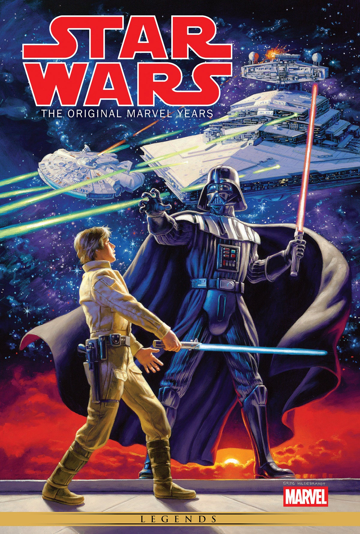 Star Wars: The Original Marvel Years Omnibus Vol. 1 Greg Hildebrandt Cover [New Printing, DM Only] (Pre-Order by 10/05/26 | Est. In-Store: 03/16/27 | Ships after release)