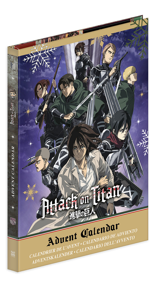 Attack on Titan: The Official Advent Calendar: 24 Days of Exclusive Gifts and Surprises (Pre-Order by 08/03/26 | Est. In-Store: 09/29/26 | Ships after release)
