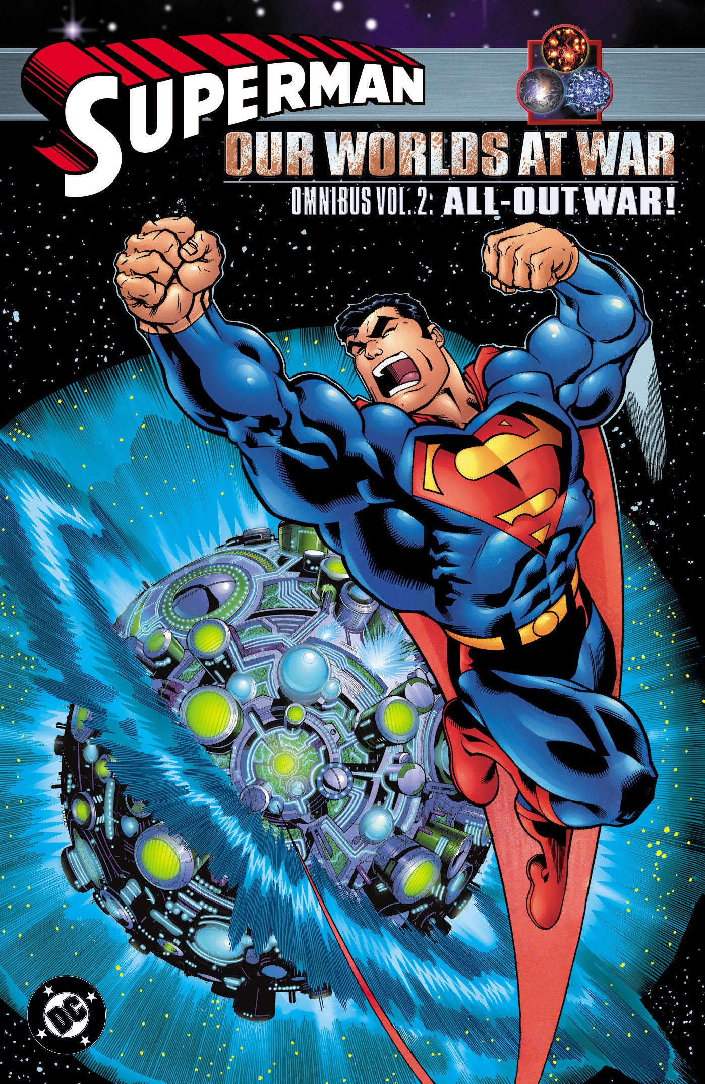 Superman: Our Worlds at War Omnibus Vol. 2: All-Out War! (Pre-Order by 08/24/26 | Est. In-Store: 11/24/26 | Ships after release)