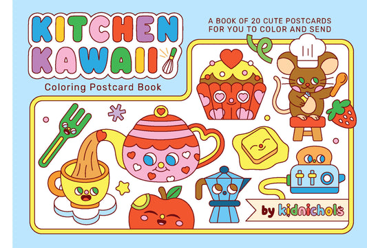 Kitchen Kawaii Coloring Postcard Book (Pre-Order by 08/17/26 | Est. In-Store: 09/15/26 | Ships after release)