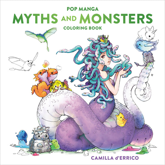 Pop Manga Myths and Monsters Coloring Book (Order By 05/11/26) (Estimated In Store By 06/09/26) (THIS ITEM IS A PRE-ORDER AND YOU WILL NOT RECEIVE IT UNTIL AFTER THE IN STORE DATE)
