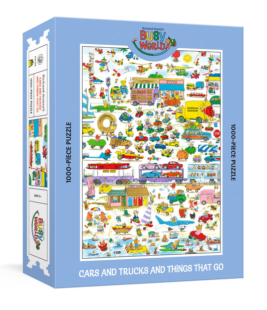 Richard Scarry's Cars and Trucks and Things That Go: 1000-Piece Puzzle (Order By 05/04/26) (Estimated In Store By 06/02/26) (THIS ITEM IS A PRE-ORDER AND YOU WILL NOT RECEIVE IT UNTIL AFTER THE IN STORE DATE)