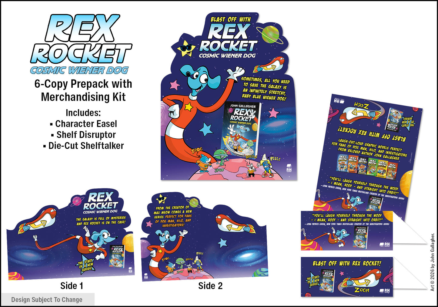 Rex Rocket: Cosmic Wiener Dog 6-Copy Prepack with Merchandising Kit (Pre-Order by 07/06/26 | Est. In-Store: 08/04/26 | Ships after release)