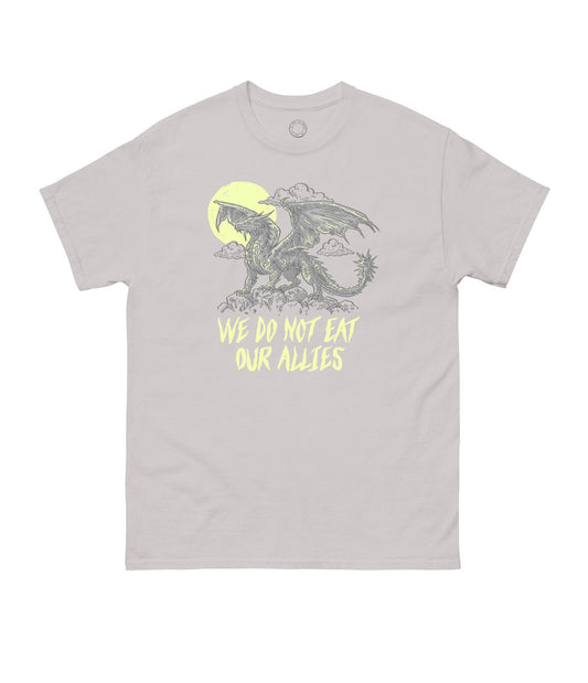 Rebecca Yarros's Fourth Wing: We Do Not Eat Our Allies Unisex T-Shirt Medium (Pre-Order by 08/24/26 | Est. In-Store: 09/22/26 | Ships after release)