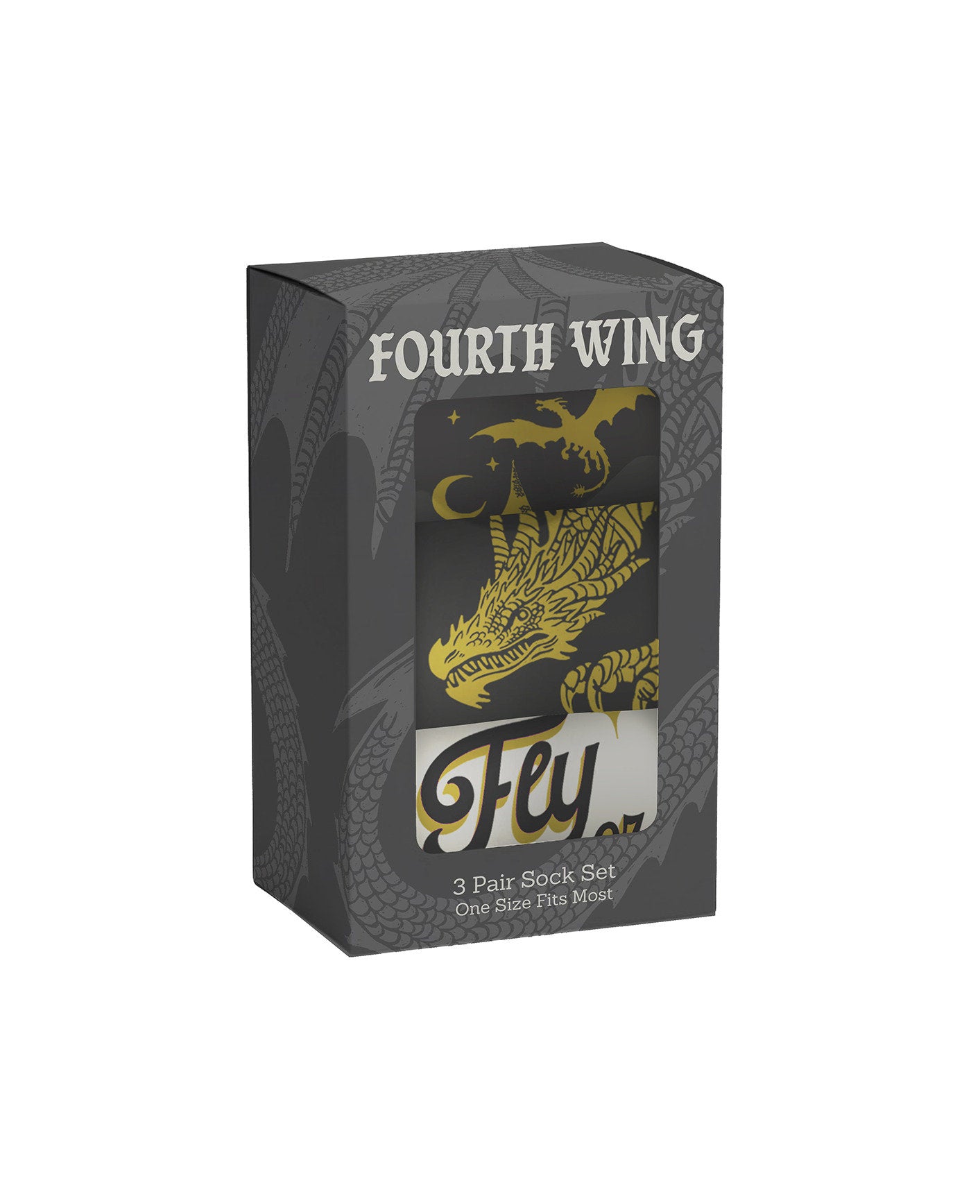 Rebecca Yarros's Fourth Wing: Fly or Die Socks Gift Box (Pre-Order by 08/24/26 | Est. In-Store: 09/22/26 | Ships after release)