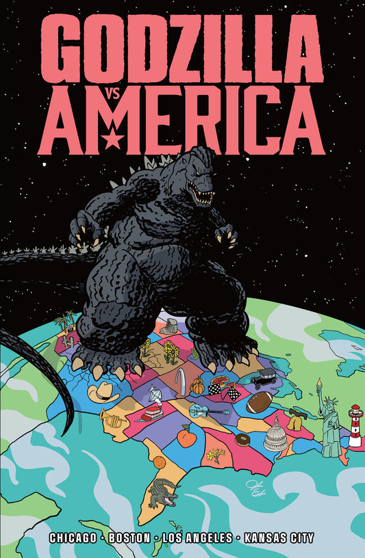 Godzilla Vs. America: Boston, Chicago, Kansas City, Los Angeles (Order By 03/02/26) (Estimated In Store By 04/07/26)