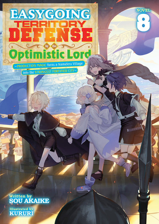Easygoing Territory Defense by the Optimistic Lord: Production Magic Turns a Nameless Village into the Strongest Fortified City (Light Novel) Vol. 8 (Pre-Order by 08/03/26 | Est. In-Store: 09/29/26 | Ships after release)