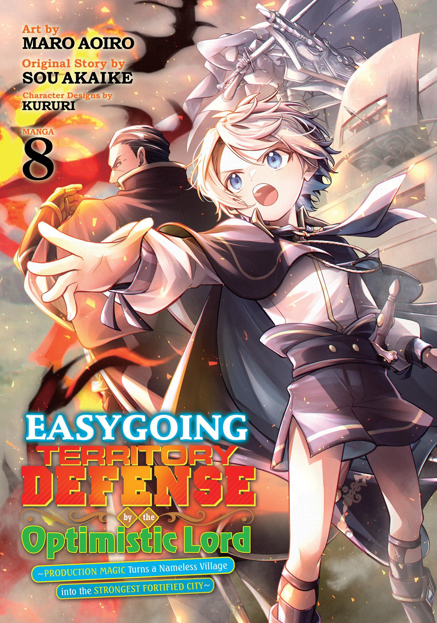 Easygoing Territory Defense by the Optimistic Lord: Production Magic Turns a Nameless Village into the Strongest Fortified City (Manga) Vol. 8 (Pre-Order by 09/28/26 | Est. In-Store: 11/24/26 | Ships after release)