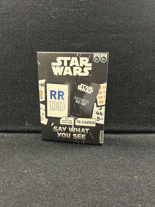Star wars Say what you see card game