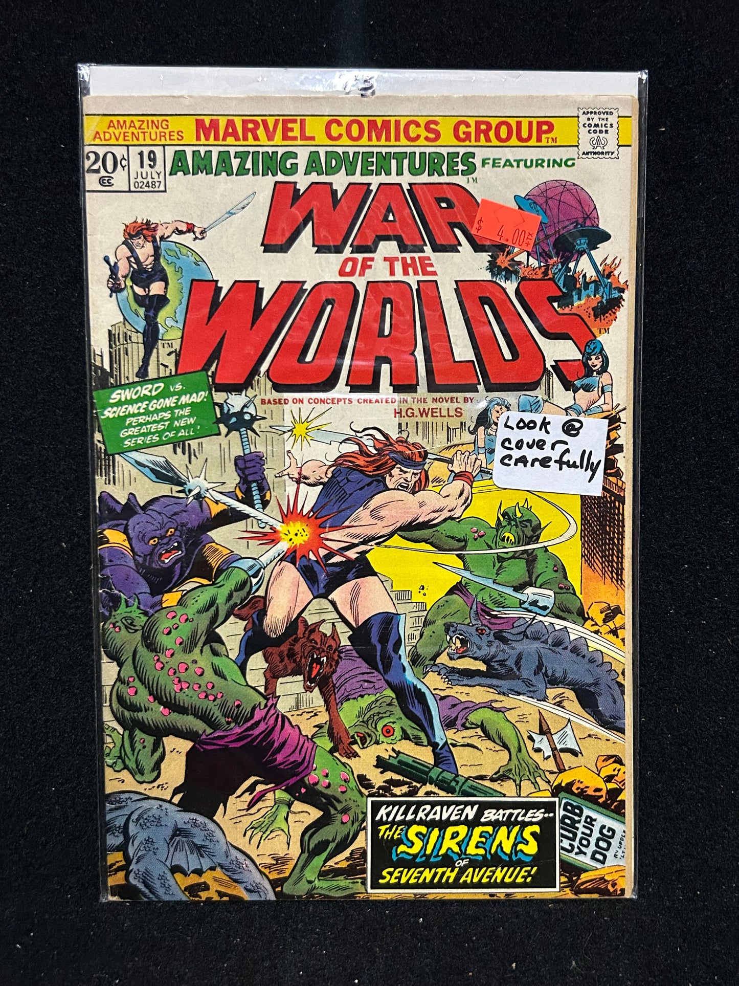 Amazing Adventures #19 – War of the Worlds (July 1973)